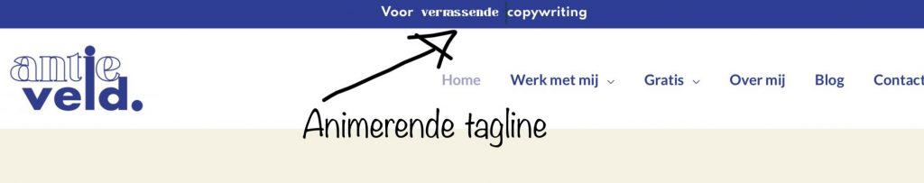 Tagline huisstijl