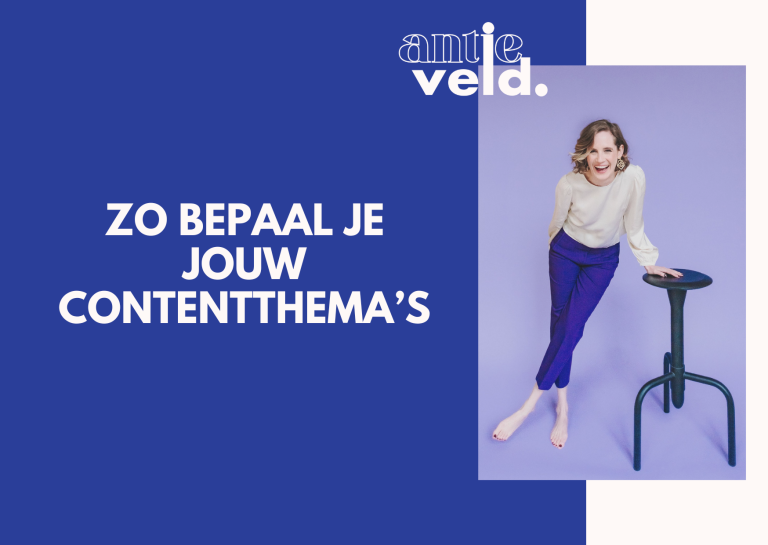 Wat zijn jouw contentthemas