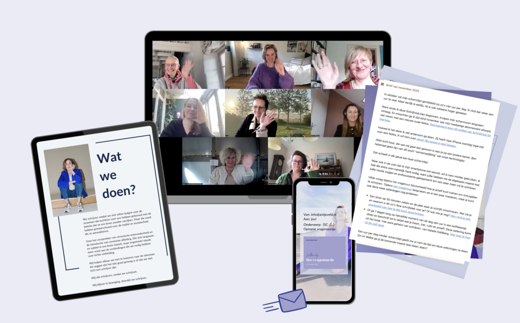 Schrijfclub overzicht brieven